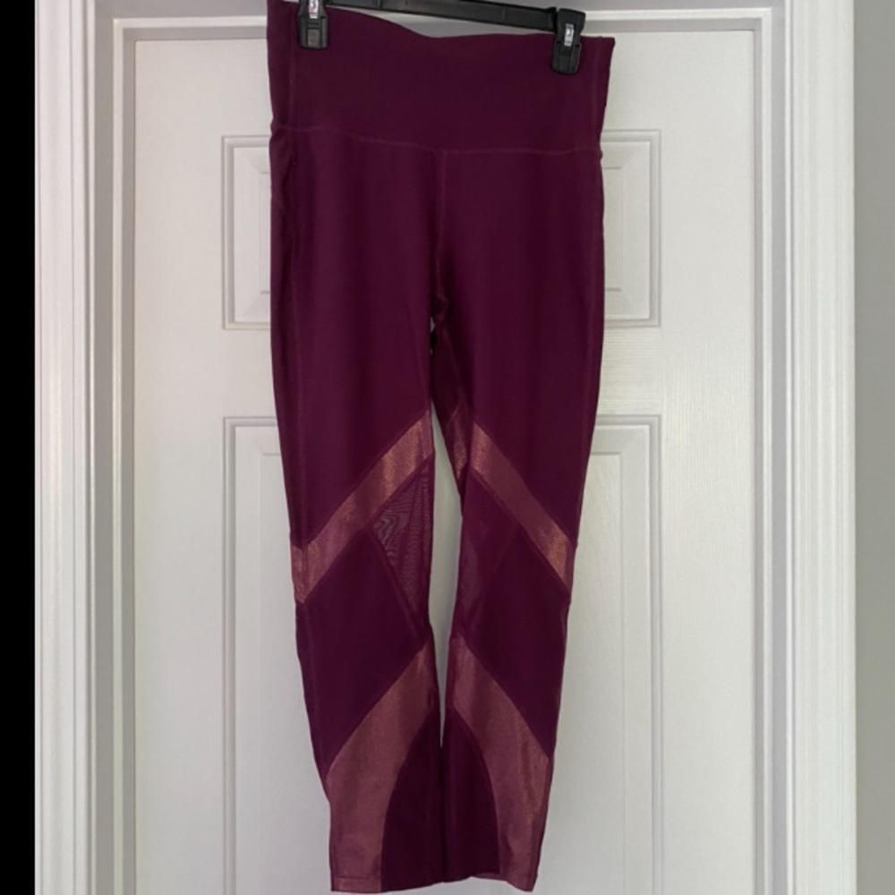 Xersion Purple Leggings - Med